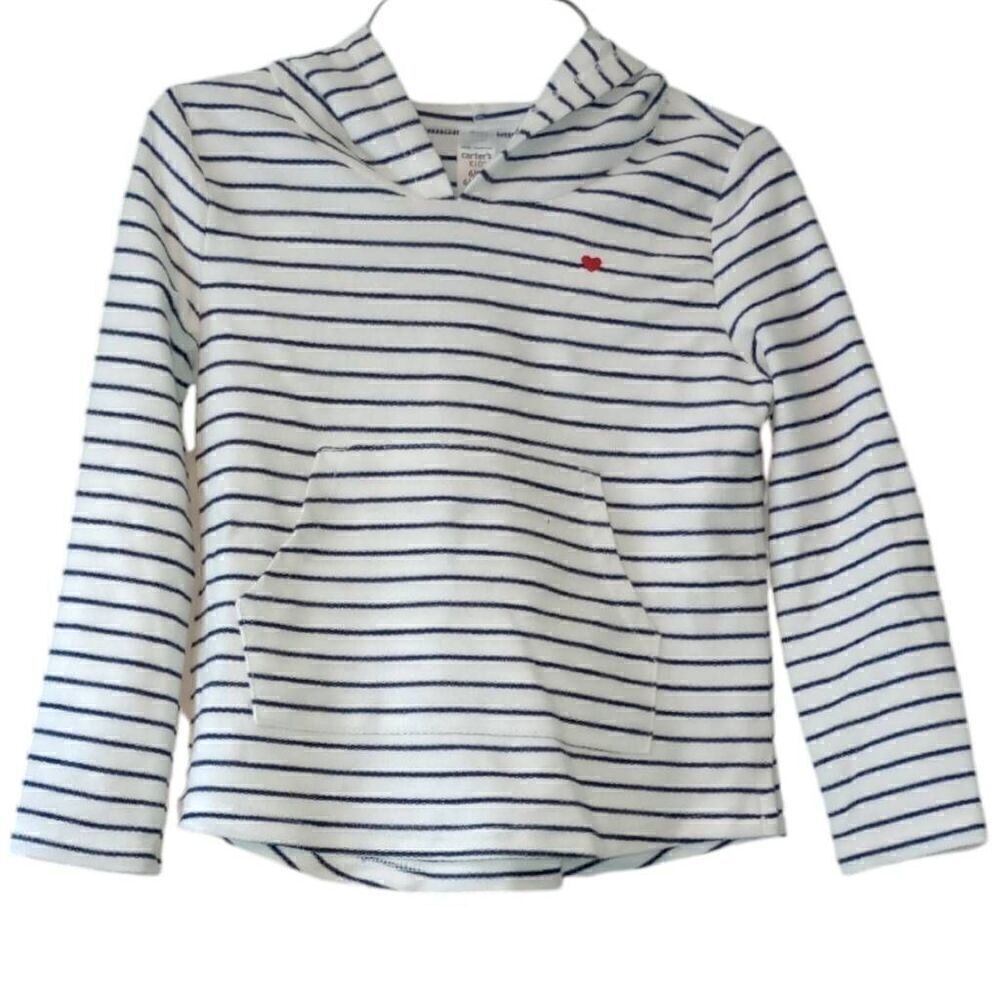 Carter's girls hooded long sleeve shirt